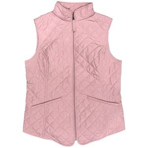 Van Heusen Quilted Light Pink Puffer Vest Small